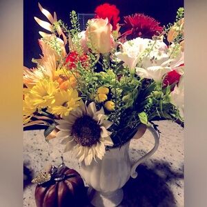 Rustic Country Farmhouse Faux Florals Beautiful Assortment Farm Faux Flo…